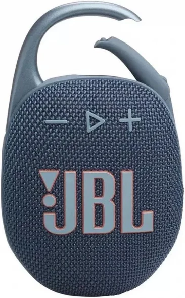 Колонка порт. JBL Clip 5 синий 7W Mono BT 10м 1400mAh (JBLCLIP5BLU)