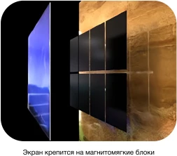 Экран на раме Cactus 127x224см Alr Expert CS-PSALRE-224X127-MM магнитное крепление 16:9 настенный натяжной черный