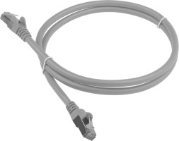 Патч-корд Lanmaster LAN-PC45/S6-2.0-GY FTP RJ-45 вил.-вилка RJ-45 кат.6 2м серый LSZH