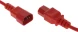 Шнур питания Lanmaster LAN-PP13/14-1.5-RD C13-С14 проводник.:3x0.75мм2 1.5м 220В 10А красный