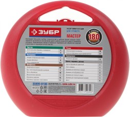 Набор насадок Зубр 35900-H180 (граверы) (упак.:180шт)