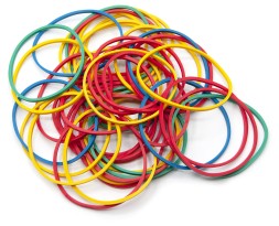 Резинки для купюр Silwerhof 189014 d=60мм 2мм 50гр ассорти