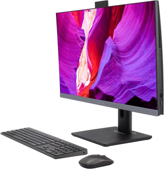 Моноблок Digma Pro Unity 27&amp;quot; Full HD i3 1315U (1.2) 16Gb SSD512Gb UHDG CR Windows 11 Pro GbitEth WiFi BT 90W клавиатура мышь Cam серый/черный 1920x1080