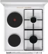 Плита Комбинированная Gorenje GK5A12WG белый (металлическая крышка) реш.сталь