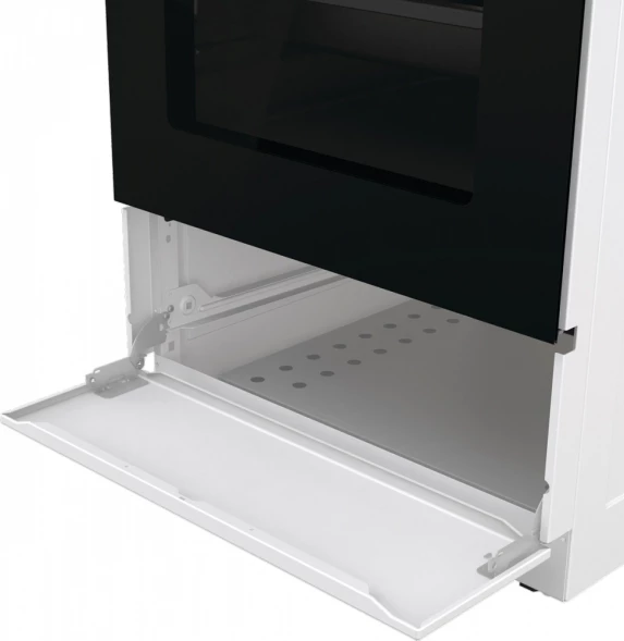 Плита Комбинированная Gorenje GK5A12WG белый (металлическая крышка) реш.сталь