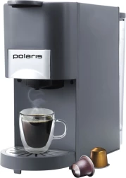 Кофемашина Polaris PCM 2020 1450Вт графит