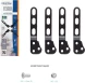 Кронштейн-адаптер для телевизора Kromax ADAPTER-200 черный 33&amp;quot;-43&amp;quot; макс.20кг настольный фиксированный