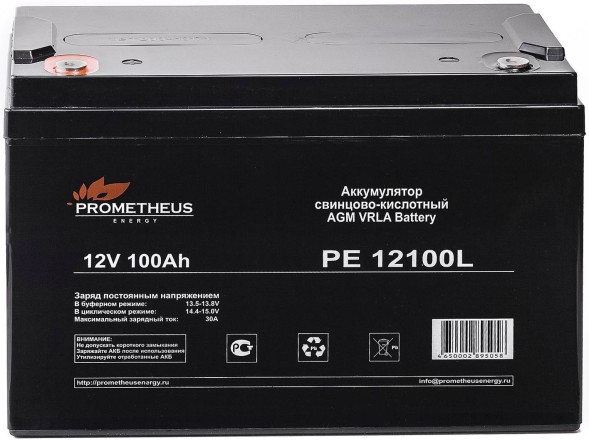 Батарея для ИБП Prometheus Energy PE 12100L 12В 100Ач