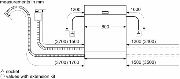Посудомоечная машина Bosch Serie 8 SMS8ZDW86Q белый (полноразмерная) инвертор