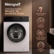 Стиральная машина Weissgauff WM 45127 DC Inverter Steam класс: A+++ загр.фронтальная макс.:7кг белый инвертер
