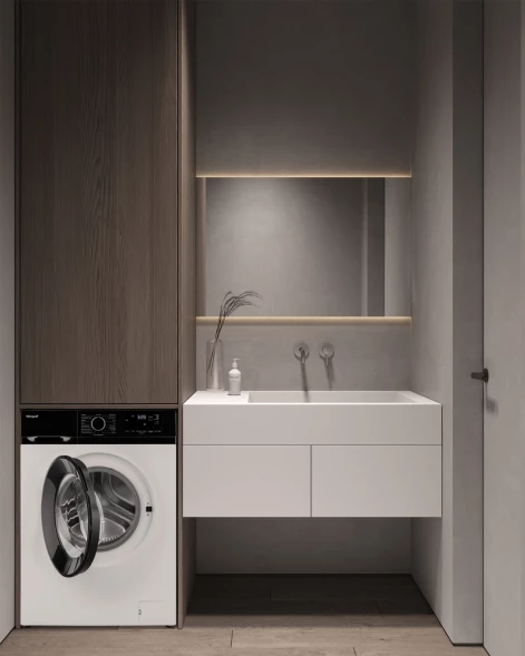 Стиральная машина Weissgauff WM 45127 DC Inverter Steam класс: A+++ загр.фронтальная макс.:7кг белый инвертер