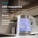 Чайник электрический Vitek VT-WK1031 1.7л. 2200Вт белый/серебристый корпус: стекло/металл/пластик
