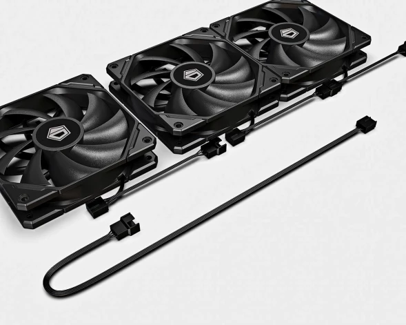 Система водяного охлаждения ID-Cooling FX240 Pro Soc-AM5/AM4/1200/1700/1851 черный 4-pin 35.2dB Al+Cu 300W Ret