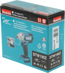 Гайковерт Makita DTW190Z аккум. патрон:квад.1/2&amp;quot;