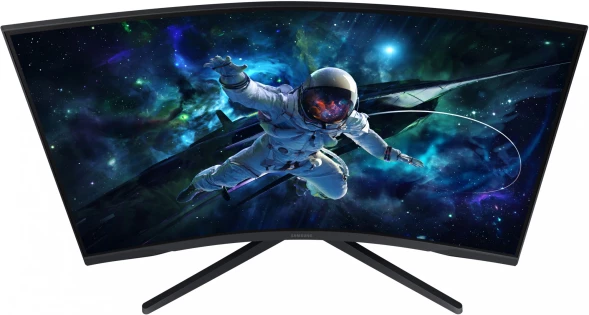 Монитор Samsung 32&amp;quot; Odyssey G5 S32CG550EI черный VA LED 1ms 16:9 HDMI матовая 300cd 178гр/178гр 2560x1440 165Hz DP 2K USB 5.2кг