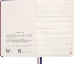Блокнот Moleskine LIMITED EDITION SAKURA LESU08MM710 Pocket 90x140мм обложка текстиль 160стр. линейка синий 2025