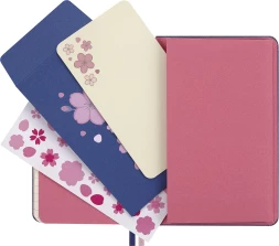 Блокнот Moleskine LIMITED EDITION SAKURA LESU08MM710 Pocket 90x140мм обложка текстиль 160стр. линейка синий 2025