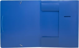 Папка на резинке Silwerhof Eco A4 пластик 0.5мм кор.15мм синий
