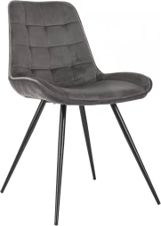 Стул для дома Бюрократ CH-K2_4 комплект 4шт т.серый Holland 18 металл черный на ножках (CH-K2_1/HL18_4)