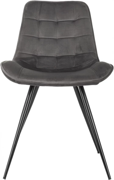 Стул для дома Бюрократ CH-K2_4 комплект 4шт т.серый Holland 18 металл черный на ножках (CH-K2_1/HL18_4)