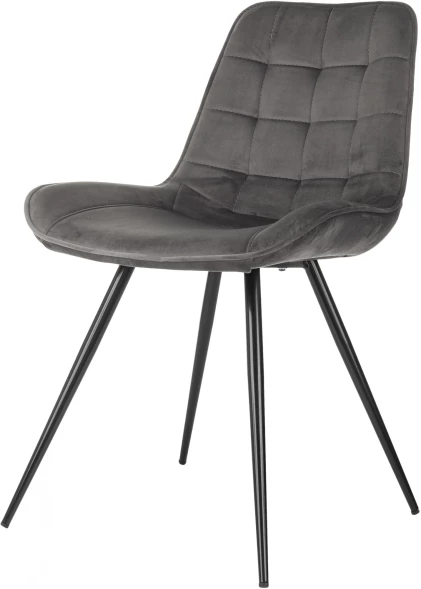 Стул для дома Бюрократ CH-K2_4 комплект 4шт т.серый Holland 18 металл черный на ножках (CH-K2_1/HL18_4)