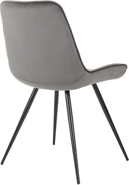 Стул для дома Бюрократ CH-K2_4 комплект 4шт т.серый Holland 18 металл черный на ножках (CH-K2_1/HL18_4)