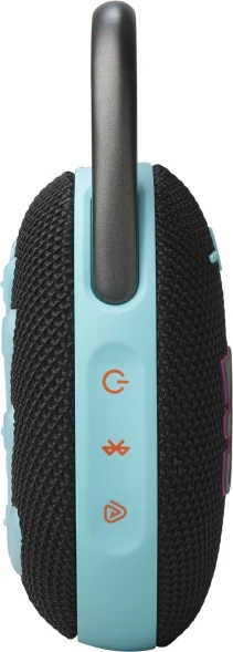 Колонка порт. JBL Clip 5 черный/оранжевый 7W 1.0 BT 10м 1400mAh