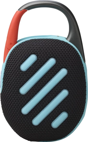 Колонка порт. JBL Clip 5 черный/оранжевый 7W 1.0 BT 10м 1400mAh