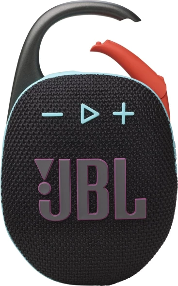 Колонка порт. JBL Clip 5 черный/оранжевый 7W 1.0 BT 10м 1400mAh
