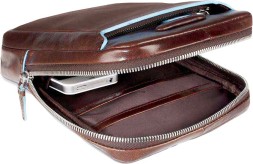 Сумка Piquadro Blue Square CA3084B2/MO коричневый натур.кожа