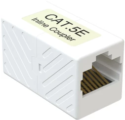 Адаптер Sysmatrix CC RJ45.5EU.WH проходн. RJ45 кат.5E бел.
