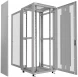 Шкаф серверный Cabeus (ND-05C-42U80/100) напольный 42U 800x1000мм пер.дв.перфор. задн.дв.перфор. 800кг серый 900мм 132кг 220град. 2055мм IP20 сталь