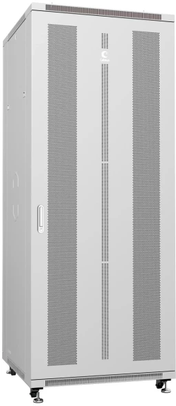 Шкаф серверный Cabeus (ND-05C-42U80/100) напольный 42U 800x1000мм пер.дв.перфор. задн.дв.перфор. 800кг серый 900мм 132кг 220град. 2055мм IP20 сталь