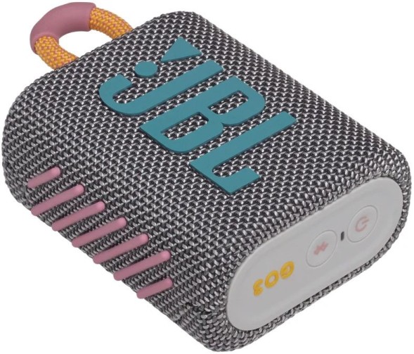 Колонка порт. JBL GO 3 серый 4.2W 1.0 BT 10м (JBLGO3GRY)