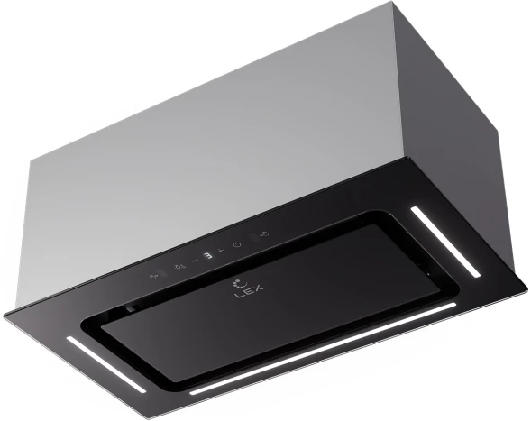 Вытяжка встраиваемая Lex Aura 600 Inverter BL черный управление: сенсорное (1 мотор)