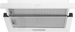 Вытяжка встраиваемая Vitek VT-TH 6020 W белый управление: кулисные переключатели (1 мотор)