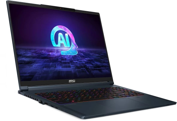 Ноутбук MSI Stealth 16 AI Studio A1VIG-062RU Core Ultra 9 185H 32Gb SSD2Tb NVIDIA GeForce RTX4090 16Gb 16&amp;quot; IPS UHD+ (3840x2400) Windows 11 Home dk.blue WiFi BT Cam (9S7-15F312-062)