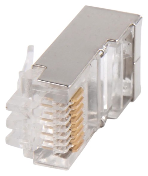 Коннектор ITK Generica (CS3-1C5EF-G) FTP кат.5e RJ45 прозрачный (упак.:1шт)