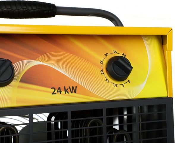 Тепловая пушка электрическая Ballu Master BHP-M-24 желтый/черный
