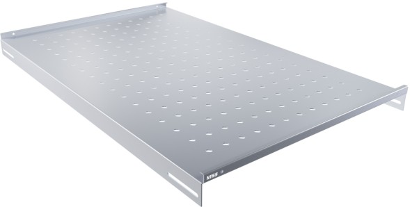 Полка стационарная NTSS NTSS-FS-H-1000 1U нагр.:100кг. 19&amp;quot; 750мм серый (упак.:1шт)