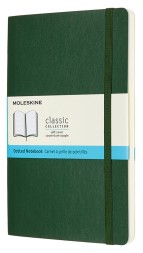 Блокнот Moleskine CLASSIC SOFT QP619K15 Large 130х210мм 192стр. пунктир мягкая обложка зеленый