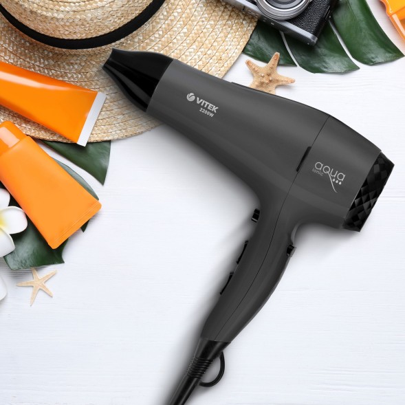 Фен Vitek VT-8229 MC 2200Вт графитовый/черный (VT-8229)