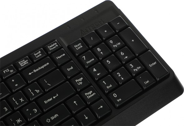 Клавиатура A4Tech Fstyler FK15 черный USB (FK15 BLACK)