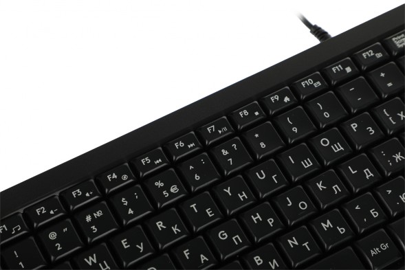 Клавиатура A4Tech Fstyler FK15 черный USB (FK15 BLACK)