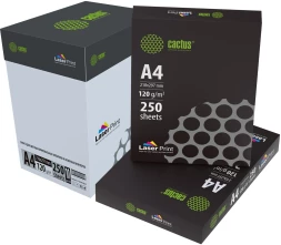 Бумага Cactus CS-LPA4120250 A4/120г/м2/250л./белый CIE170% для лазерной печати