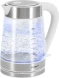 Чайник электрический Vitek VT-WK1030 1.7л. 2200Вт белый/серебристый корпус: стекло