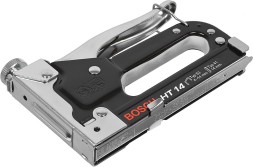Степлер ручной Bosch HT14 скобы тип 53: 11.4мм 4-14мм гвозди тип 41: 14мм