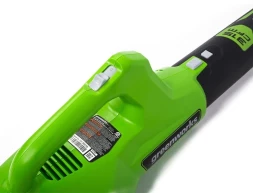 Воздуходувка Greenworks G24AB пит.:от аккум. зеленый/черный