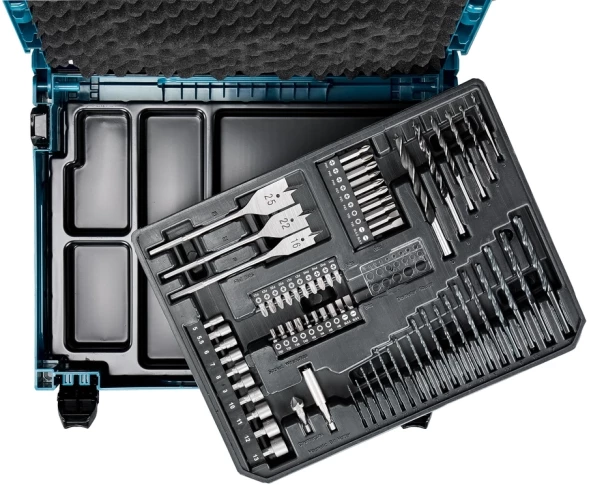 Набор оснастки Makita Makpac E-24907 (E-24907) (70пред.) для шуруповертов/дрелей
