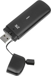 Модем 2G/3G/4G ZTE MF833N USB Firewall +Router внешний черный
